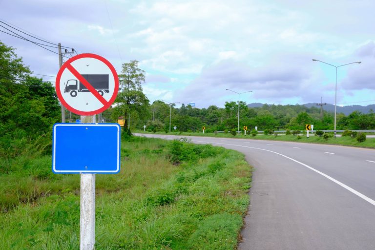 Prohibited Truck Route
